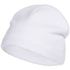 Шапка Fleecy, белая с логотипом