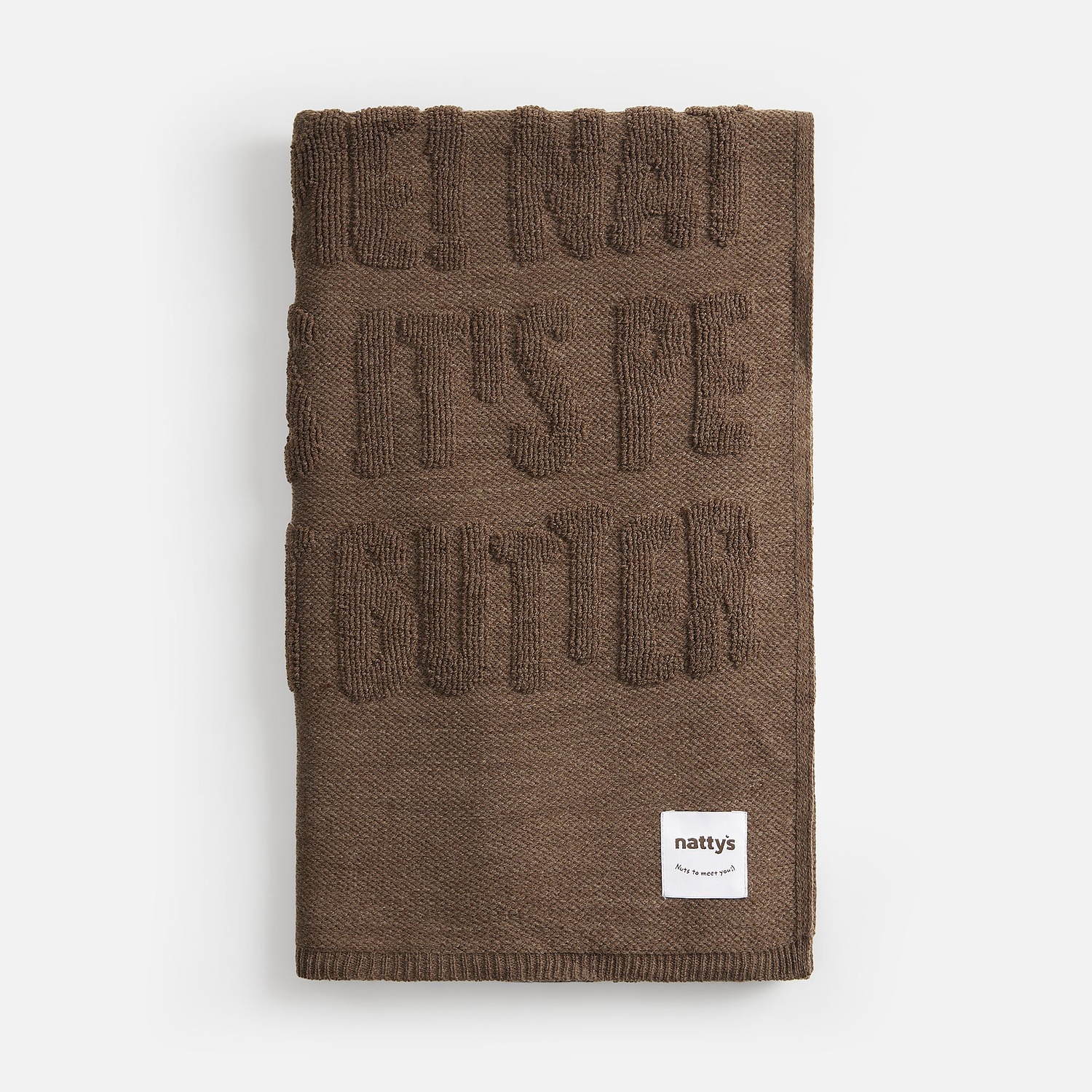 Шарф на заказ Pluche Grand, XXL, акрил с логотипом