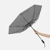 Зонт складной Tyre, серый с логотипом