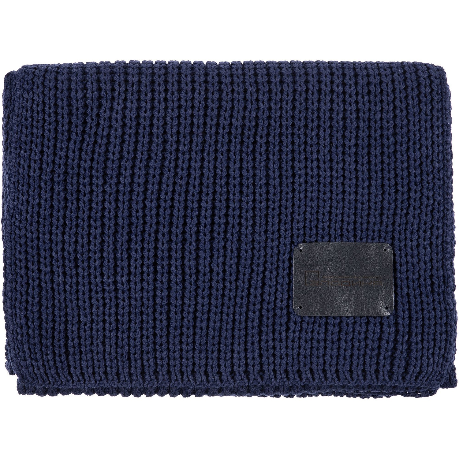 Лейбл кожаный Beta, XL, черный с логотипом