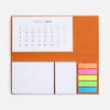 Календарь настольный Grade, оранжевый с логотипом