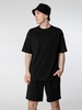 Футболка оверсайз мужская Boxy Men, черная с логотипом