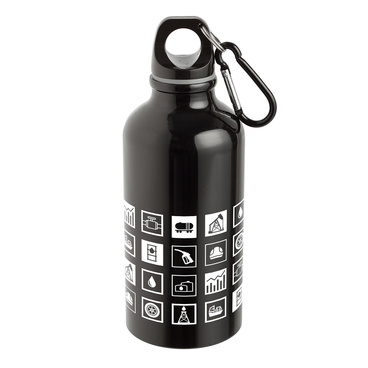 Бутылка для спорта Re-Source, черная