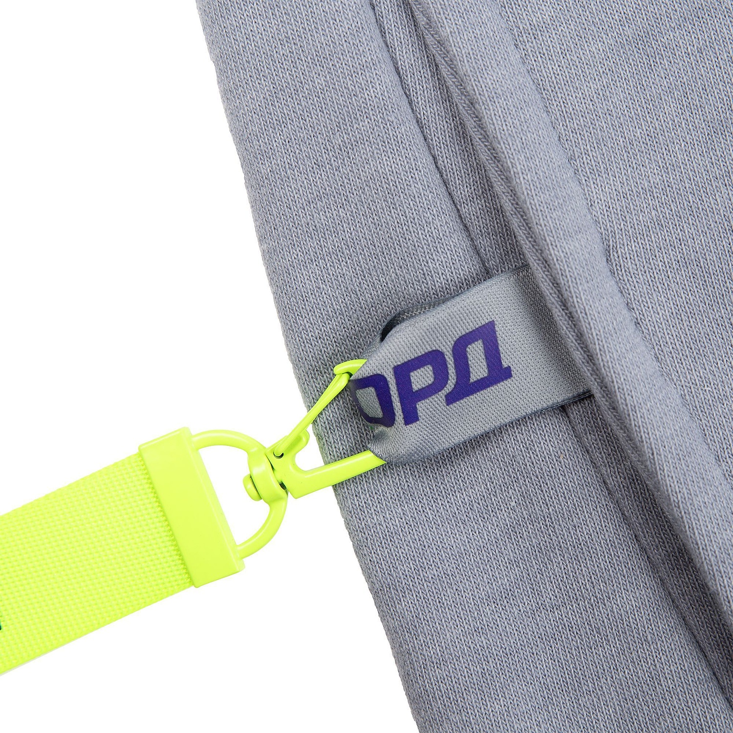 Худи унисекс H2, серое с логотипом