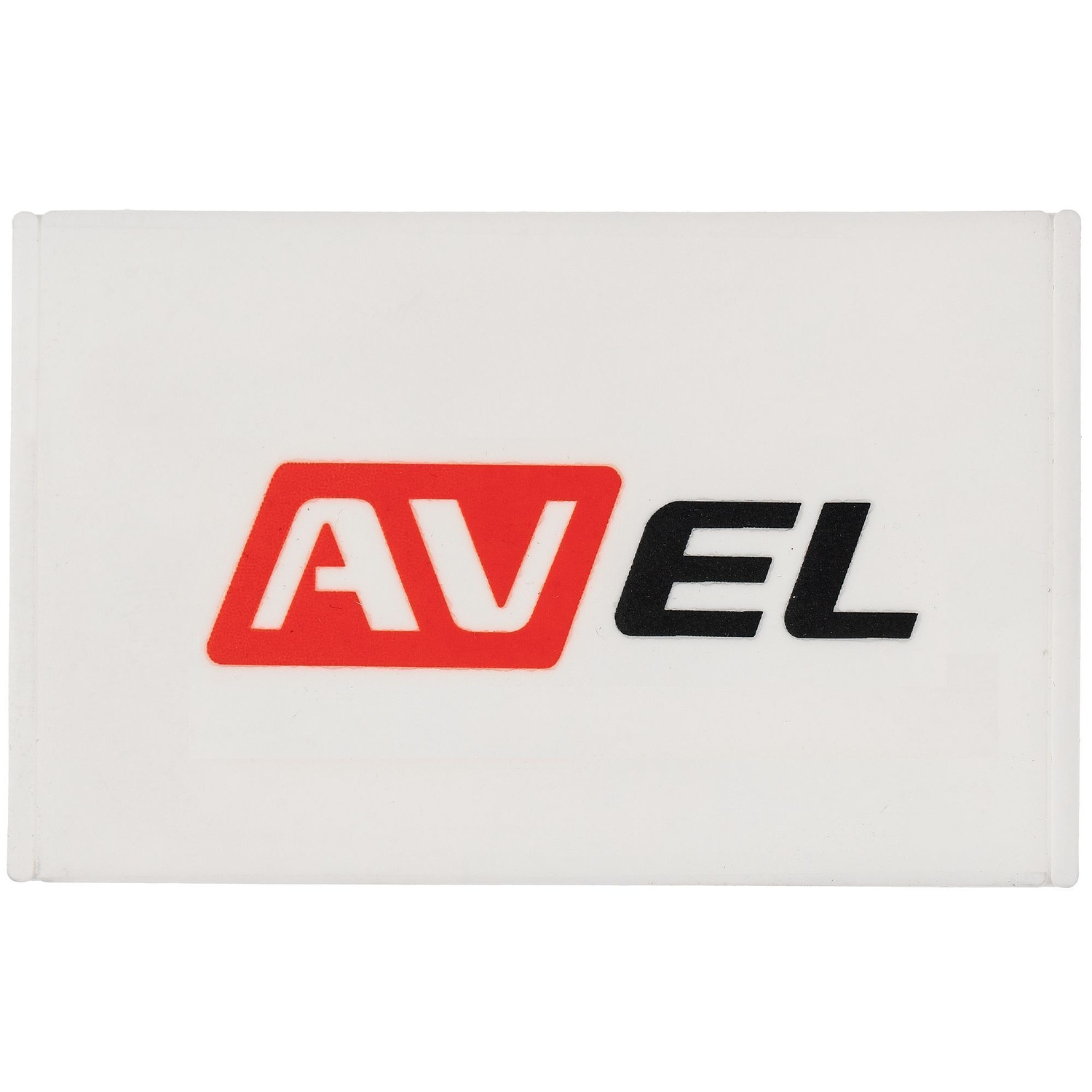 Лейбл из ПВХ Dzeta, ХL, белый с логотипом