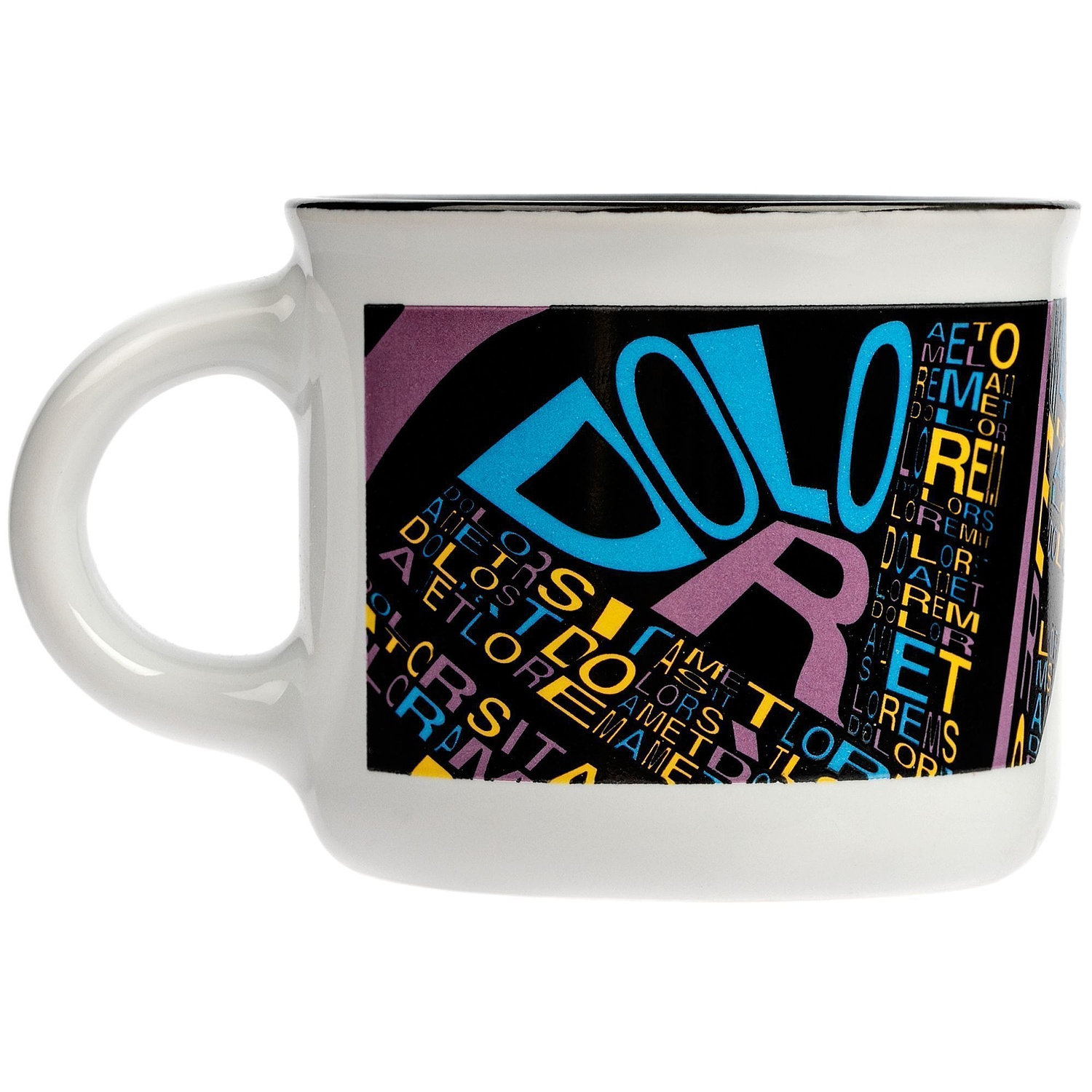 Кружка Dacha, малая, белая с логотипом