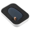 Внешний аккумулятор Pebble 5200, серо-синий с логотипом