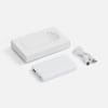 Аккумулятор с быстрой зарядкой Lynna 5000 мАч, белый с логотипом