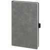Ежедневник Nubuck Touch, недатированный, серый с логотипом