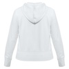 Толстовка женская Hooded Full Zip белая с логотипом