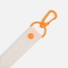 Застежка-карабин Snap Hook, M, оранжевый неон с логотипом
