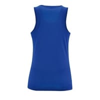 Майка женская Sporty TT Women, ярко-синяя с логотипом
