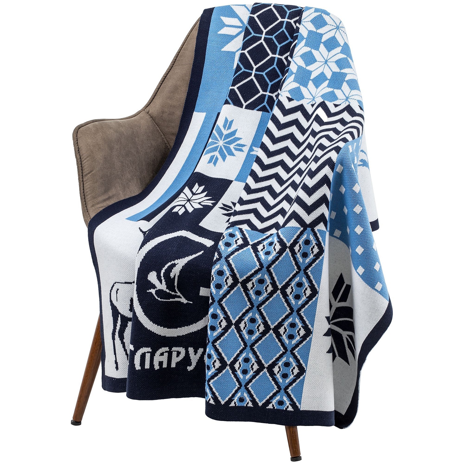 Плед на заказ Tricksy Fint, М, акрил с логотипом