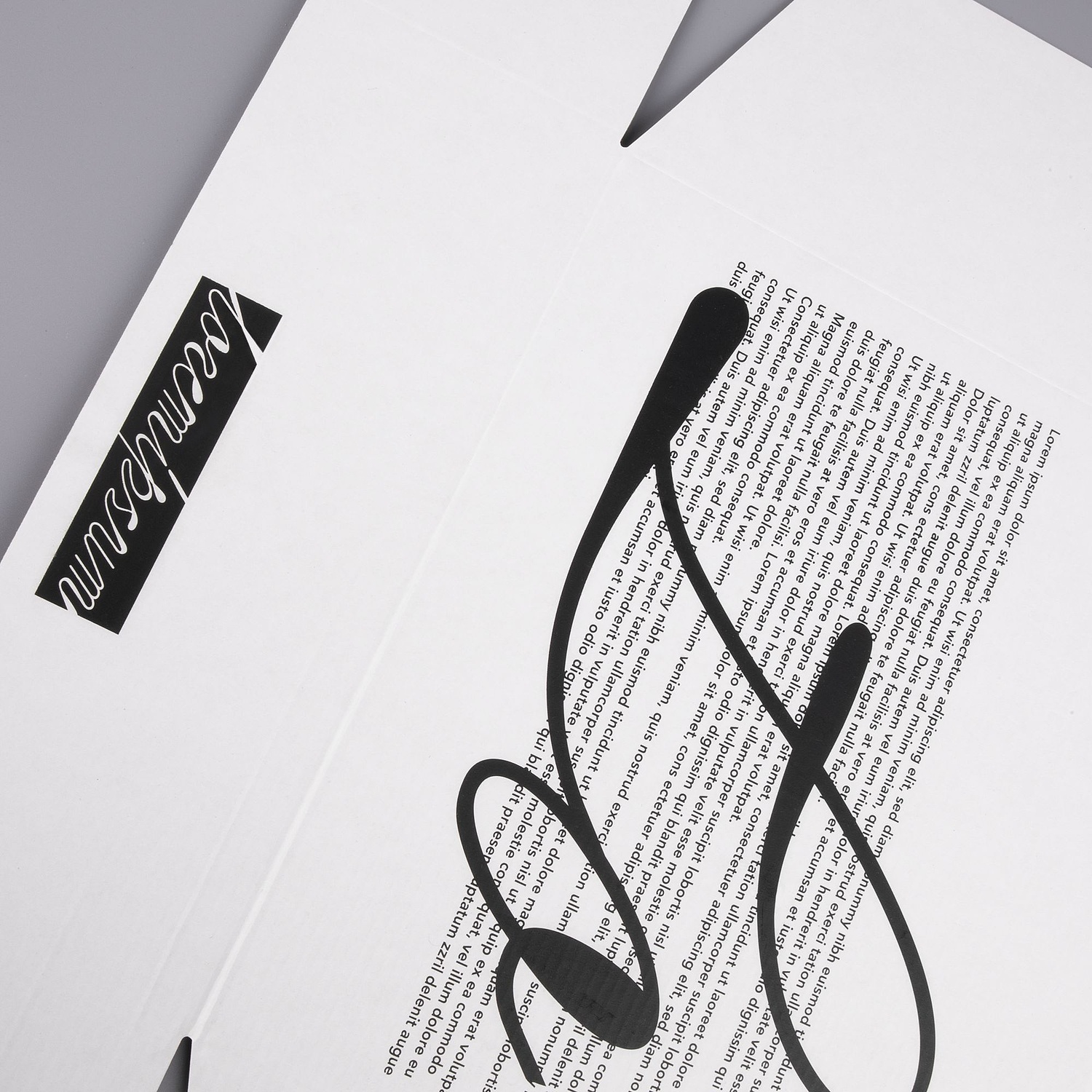 Коробка New Grande, белая с логотипом