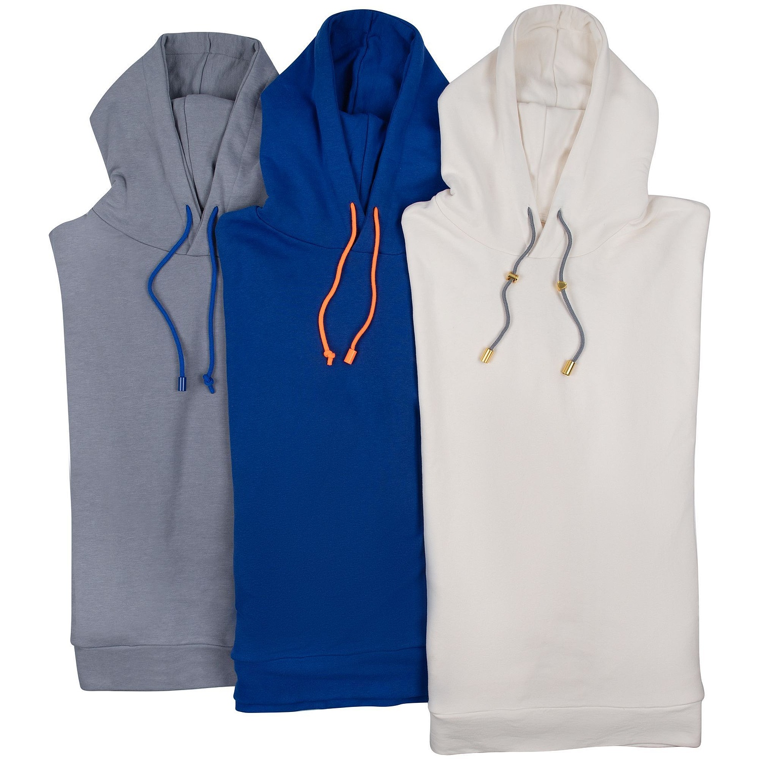 Худи унисекс H2, серое с логотипом