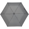 Зонт складной Luft Trek, серый с логотипом