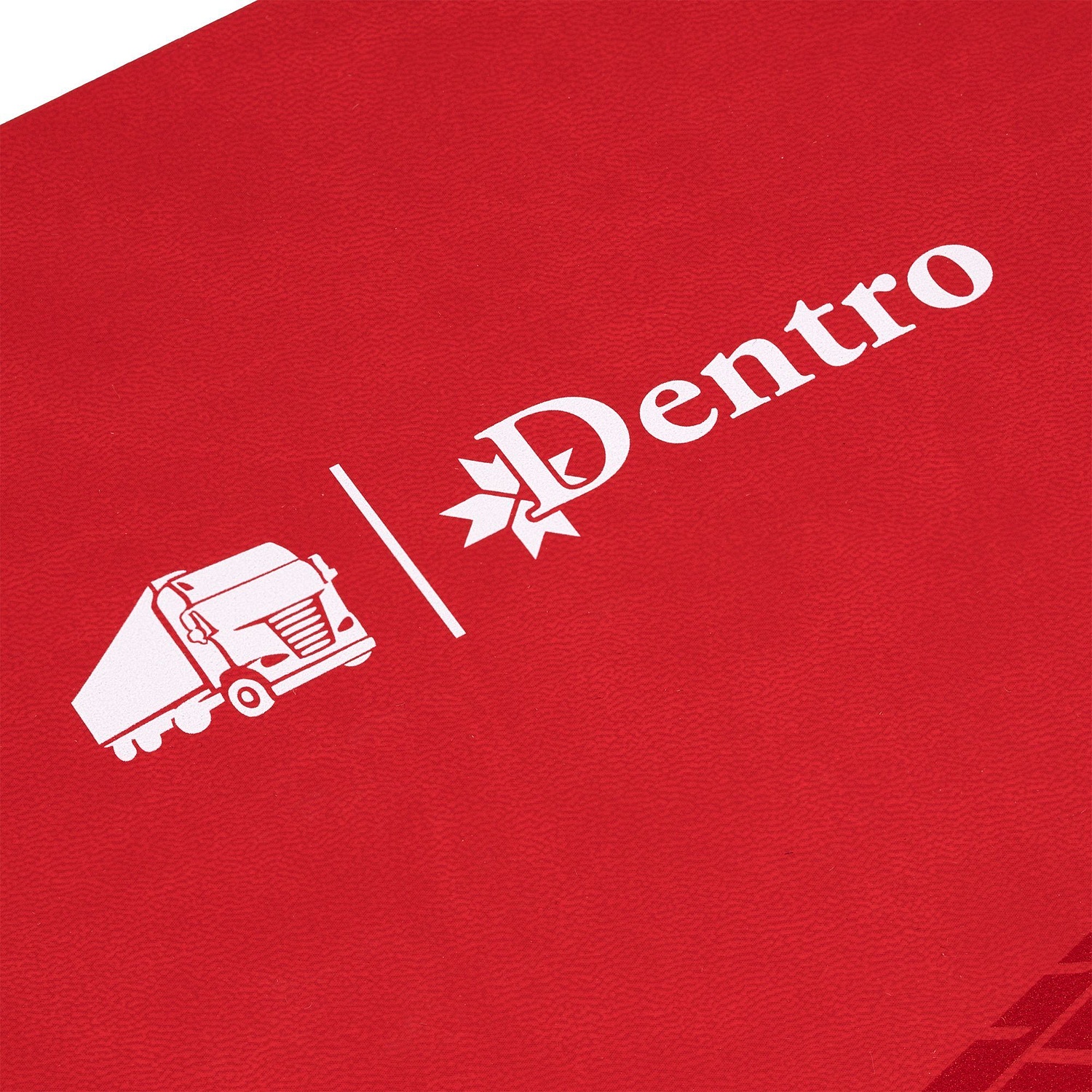 Ежедневник Flat Maxi, недатированный, красный с логотипом