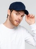 Бейсболка Mistral, темно-синяя с логотипом