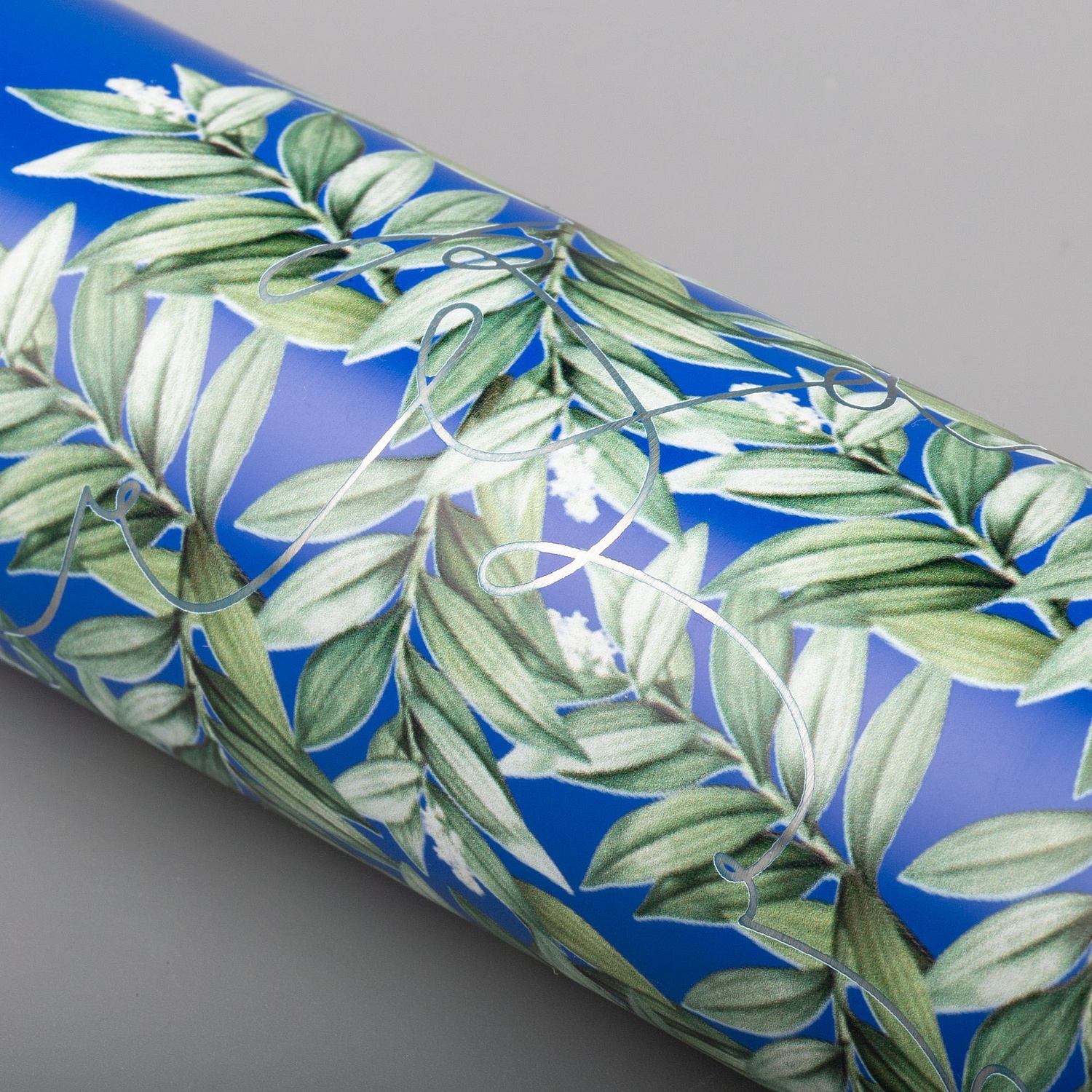 Термобутылка Metropolis, синяя с логотипом