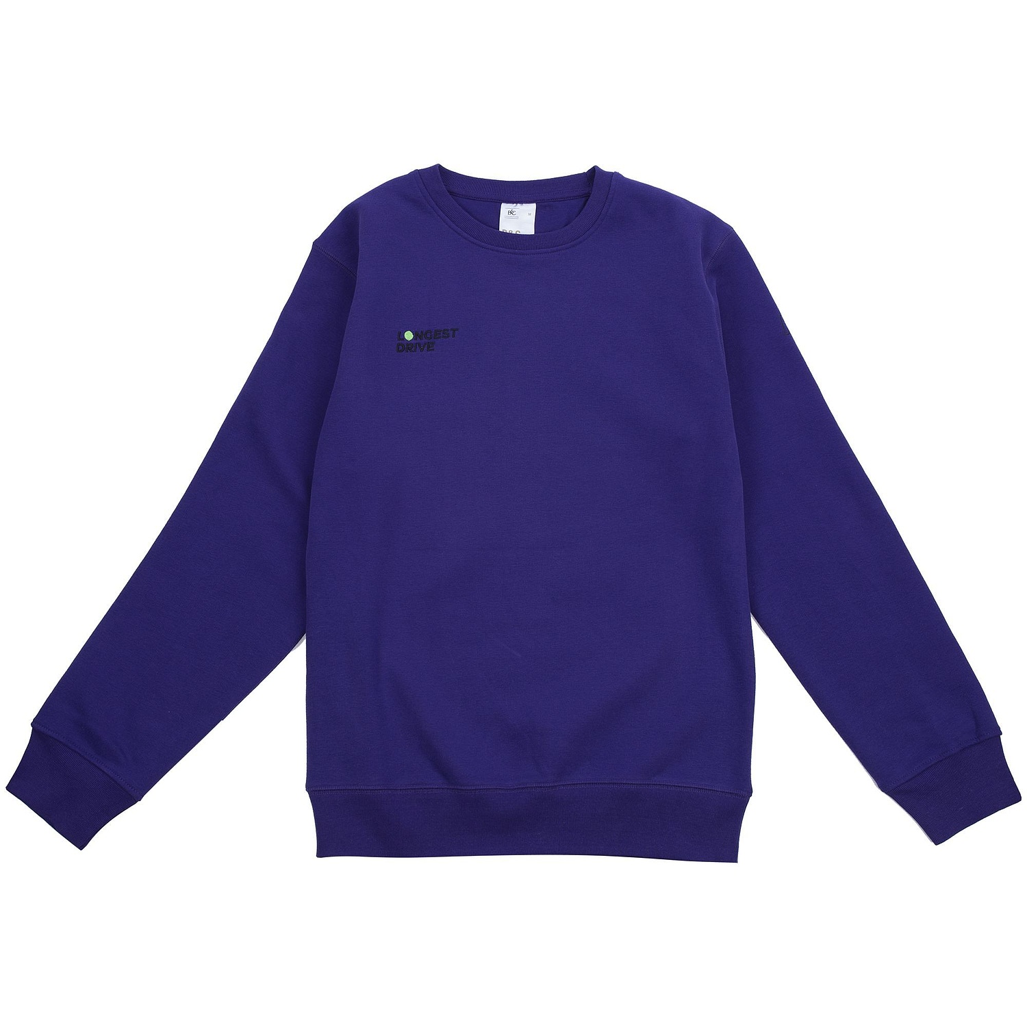 Свитшот унисекс King, темно-зеленый с логотипом