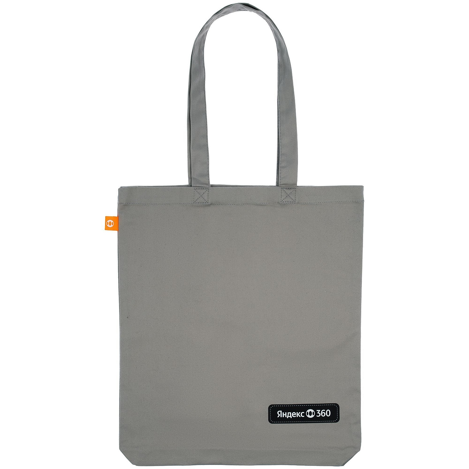 Лейбл тканевый Epsilon, XXS, оранжевый неон с логотипом