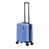 Чемодан Lama S, голубой с логотипом