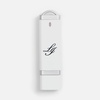Флешка Profit, 8 Гб, белая с логотипом