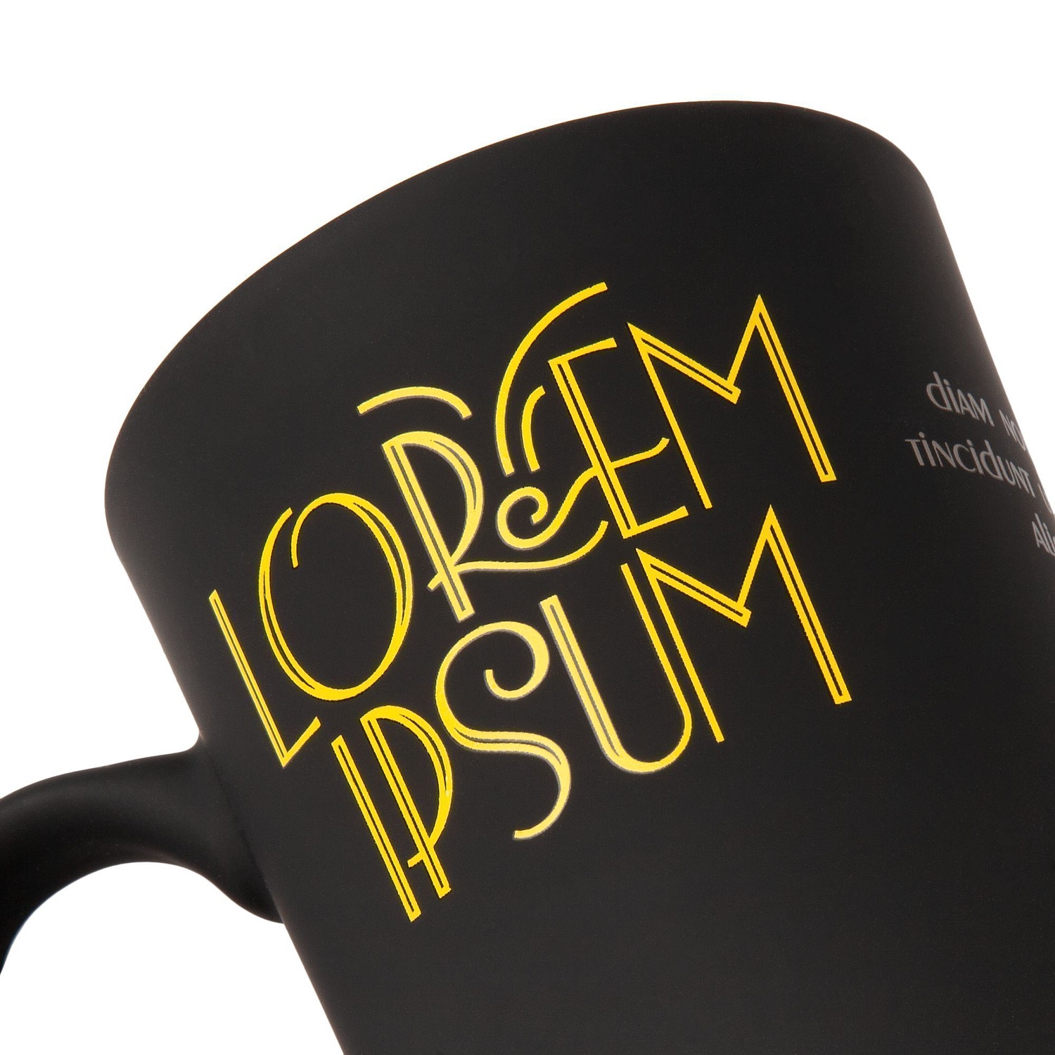 Кружка Best Noon с покрытием софт-тач, черная с логотипом