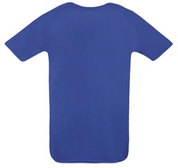Футболка унисекс Sporty 140, ярко-синяя с логотипом