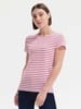 Футболка Miles Women белая с красным с логотипом