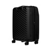 Чемодан Lumen M, черный с логотипом
