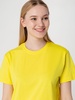 Футболка унисекс T-Bolka 160, желтая с логотипом
