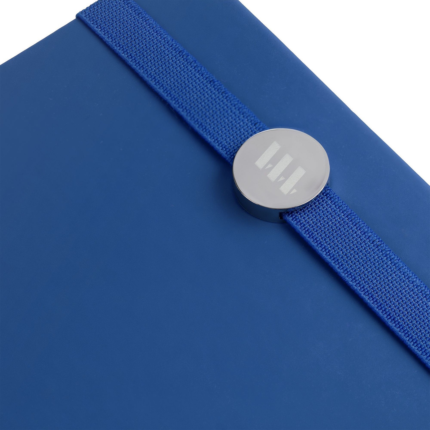 Ежедневник Favor Metal, недатированный, синий с логотипом