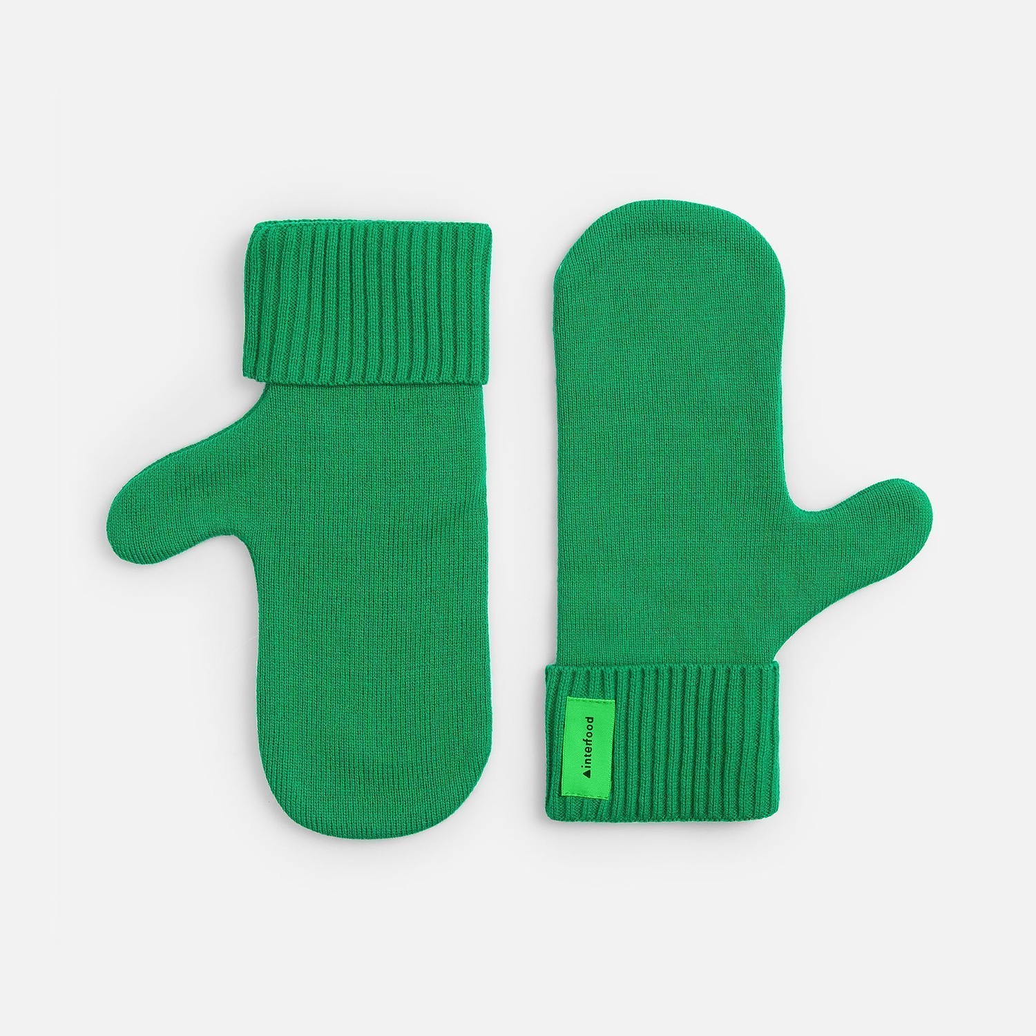 Лейбл тканевый Epsilon, XXS, зеленый неон