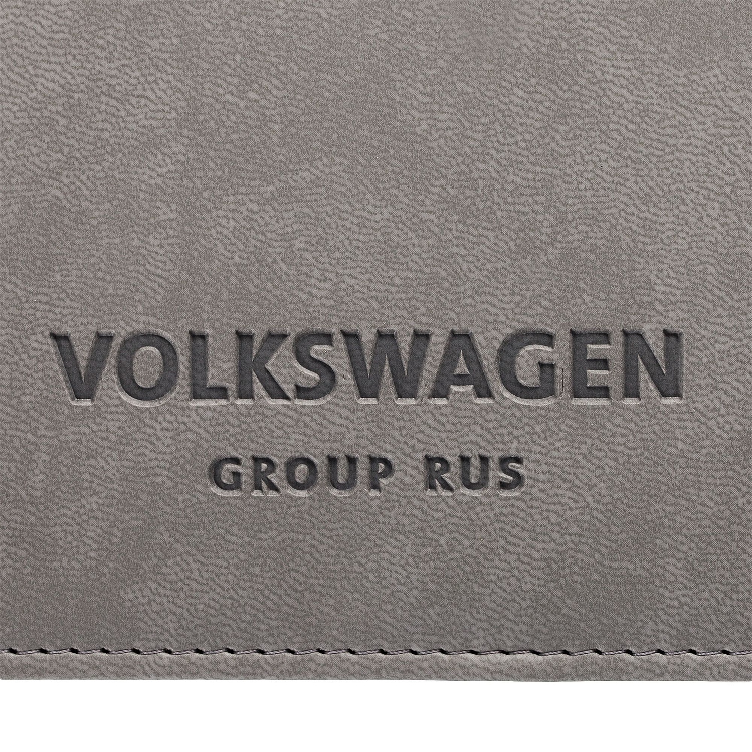 Визитница Brand, серая с логотипом