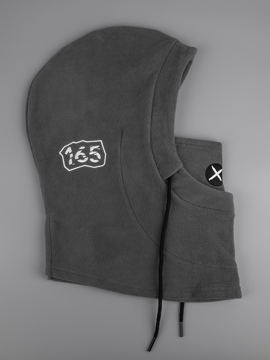 Балаклава-капюшон Nesse, серая с логотипом