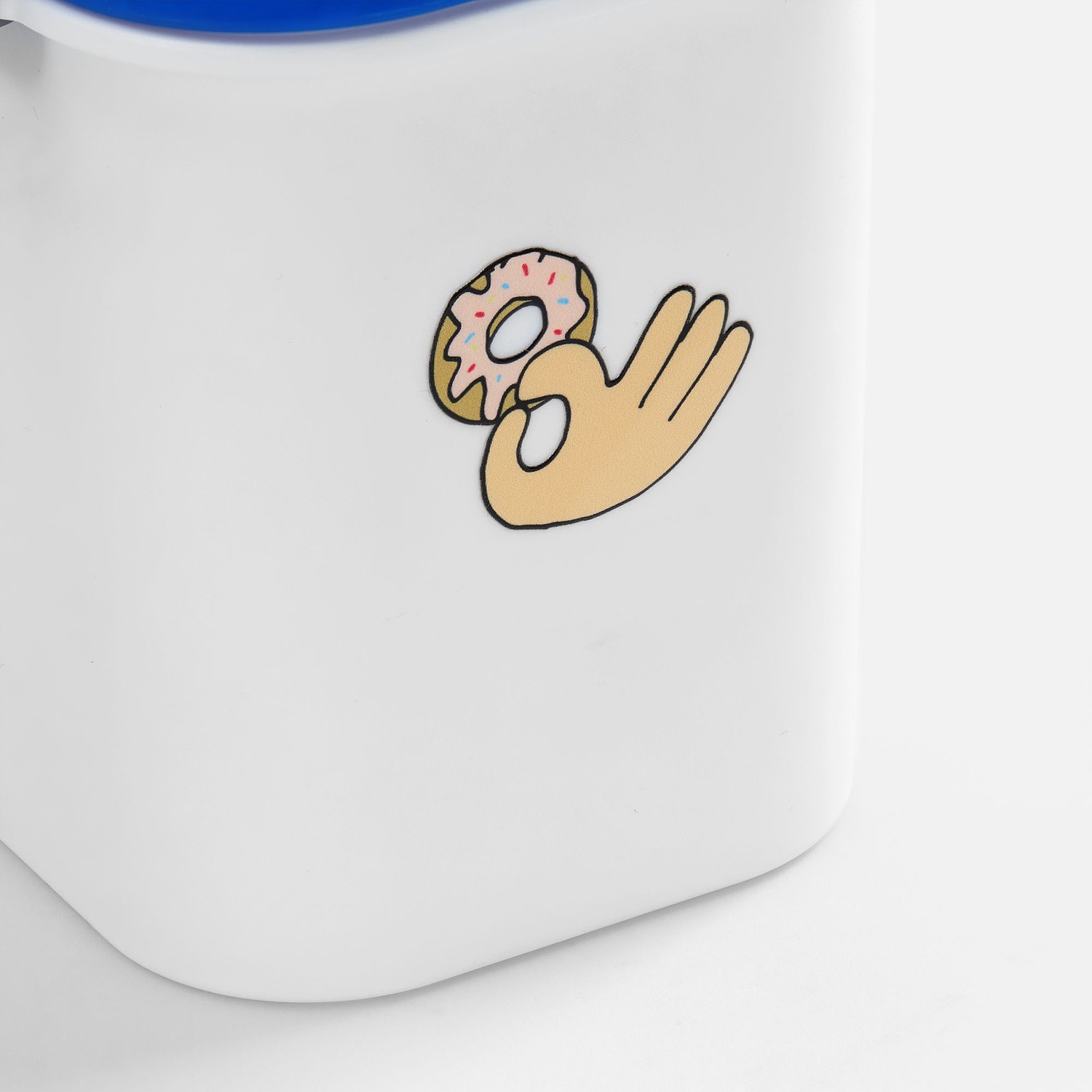 Ланчбокс для снеков Lunch Crunch, белый с оранжевым