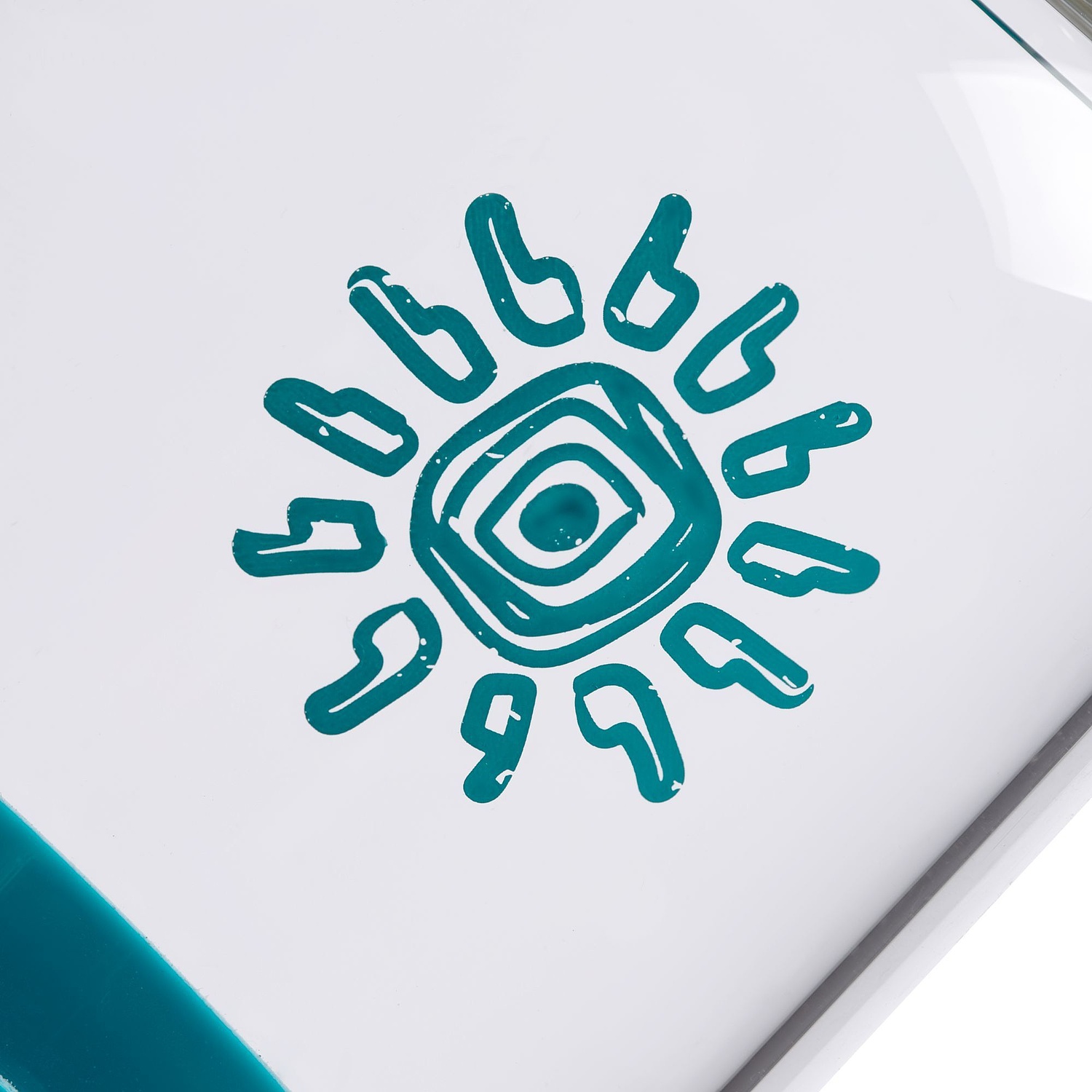 Бутылка для воды Dakar, прозрачная с черным с логотипом