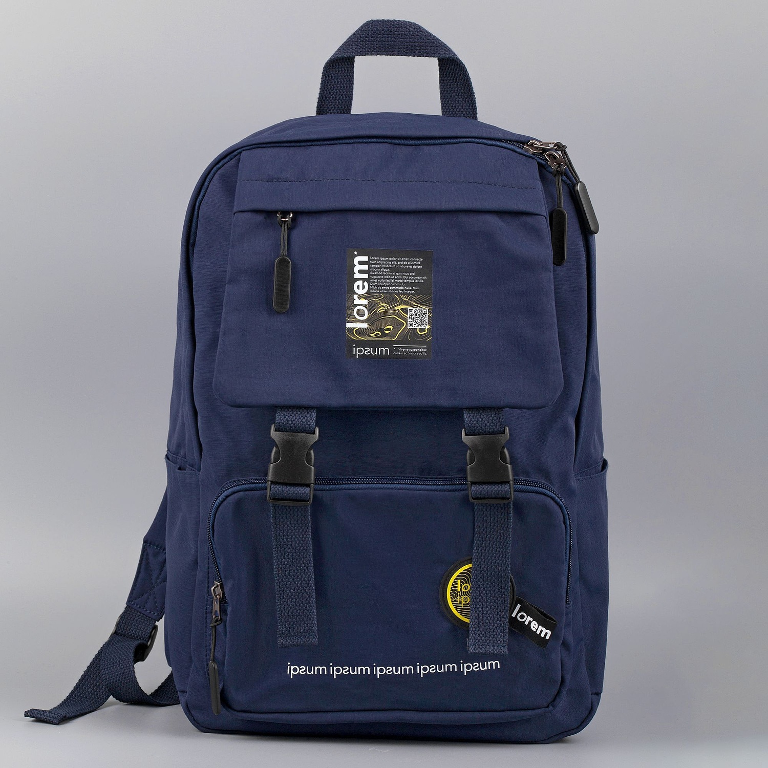 Рюкзак Backdrop, черно-синий с логотипом