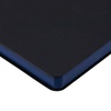 Ежедневник Bookmark, недатированный, черный с синим с логотипом