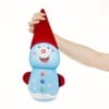 Подушка декоративная FrostyLove на заказ, снеговик с логотипом