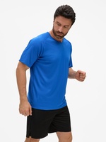 Футболка унисекс Sporty 140, ярко-синяя с логотипом