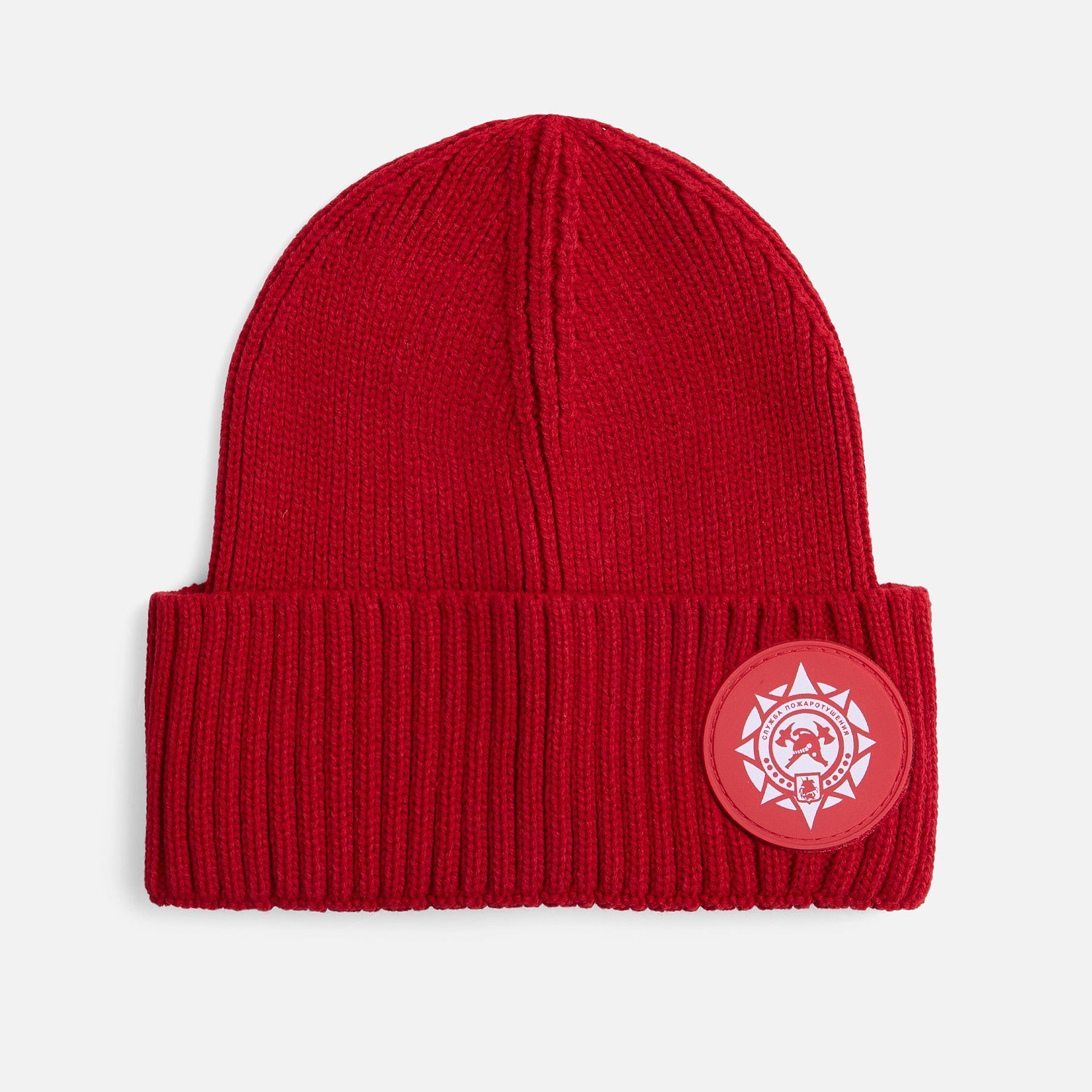 Шапка Hinge, красная с логотипом