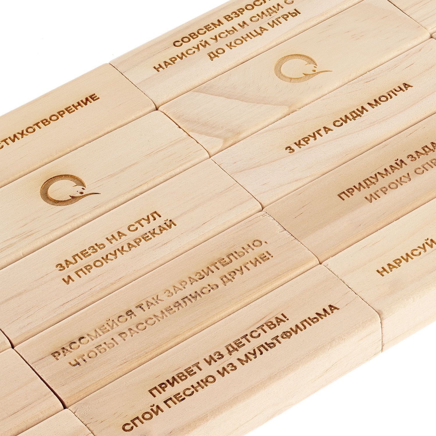 Игра «Деревянная башня», большая с логотипом