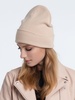 Шапка Real Talk, бежевая с логотипом