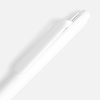 Ручка шариковая Prodir DS11 PMP, белая с логотипом