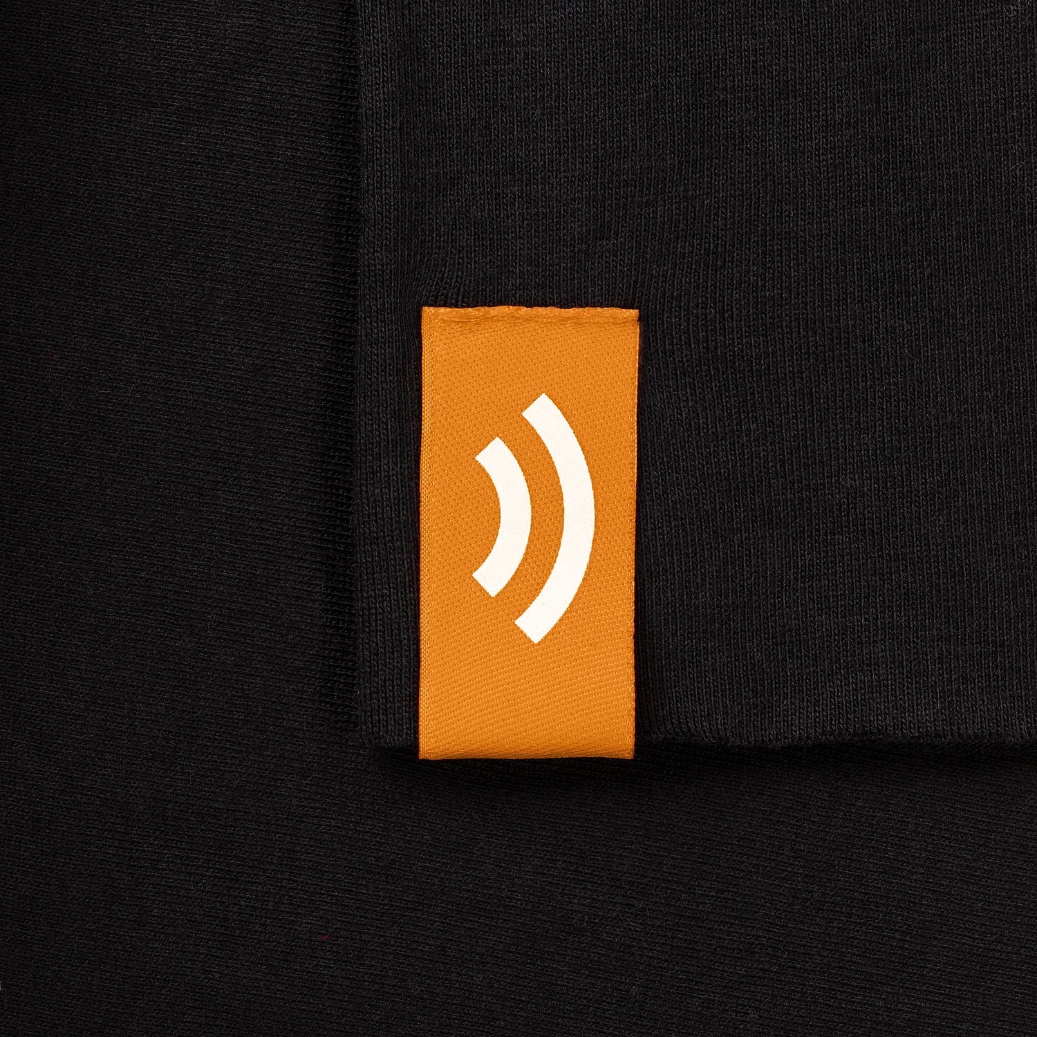 Лейбл тканевый Epsilon, S, оранжевый