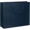 Пакет бумажный Arc L, синий с логотипом