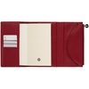 Ежедневник Zipco Flap, недатированный, красный с логотипом