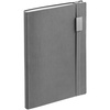 Ежедневник Vivian Metal, недатированный, серый с логотипом